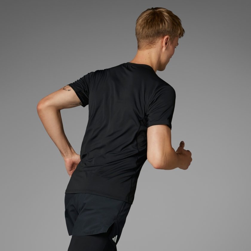 ADIDAS ADIZERO E TEE เสื้อวิ่งแขนสั้นผู้ชาย - Rev Online