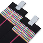 BROOO - BROOOXREV I CREW SOCKS I BLACK BLITZ Unisex Unisex - Rev Online
