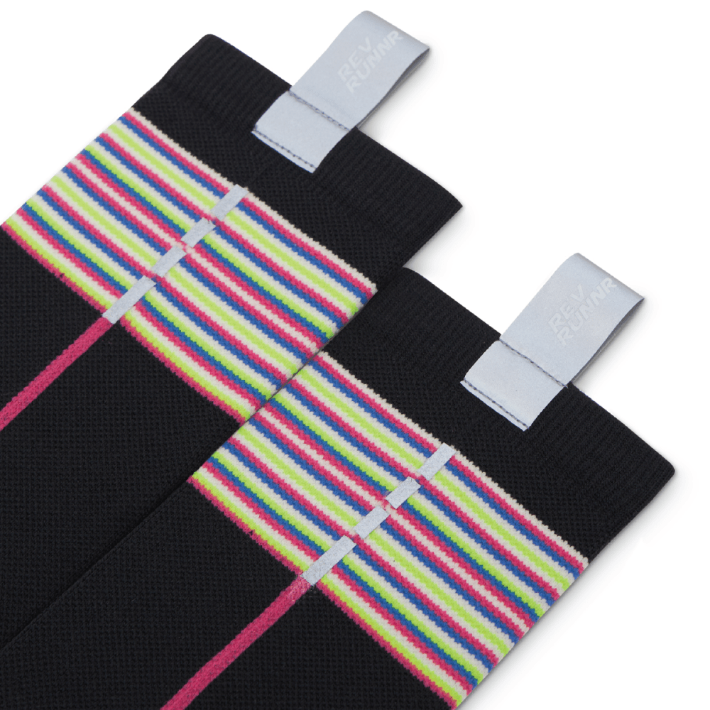 BROOO - BROOOXREV I CREW SOCKS I BLACK BLITZ Unisex Unisex - Rev Online