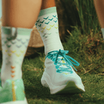 BROOO - BROOOXREV SS23 I CREW SOCKS I WHITE WINGS Unisex Unisex - Rev Online