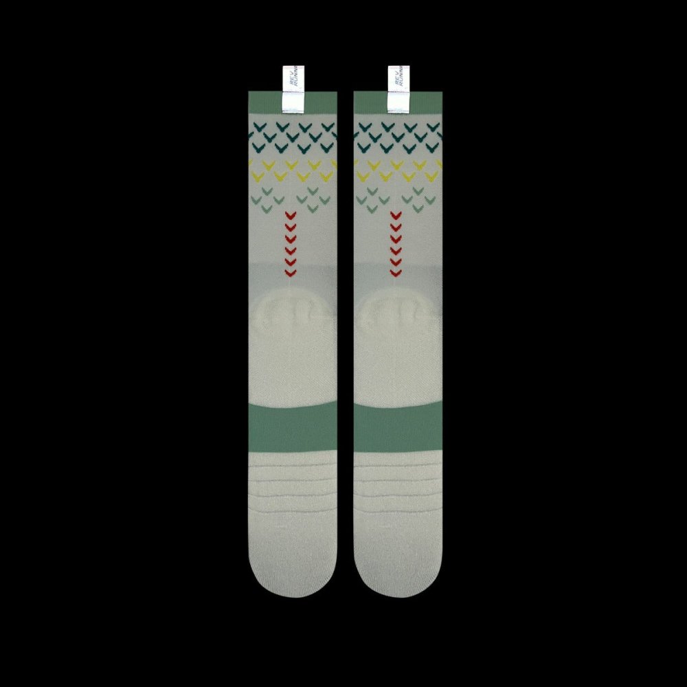 BROOO - BROOOXREV SS23 I CREW SOCKS I WHITE WINGS Unisex Unisex - Rev Online