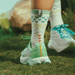 BROOO - BROOOXREV SS23 I CREW SOCKS I WHITE WINGS Unisex Unisex - Rev Online