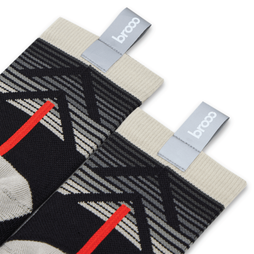 BROOO - TAKEOFF I LOW CREW SOCKS I BLACK PEARL Unisex Unisex - Rev Online