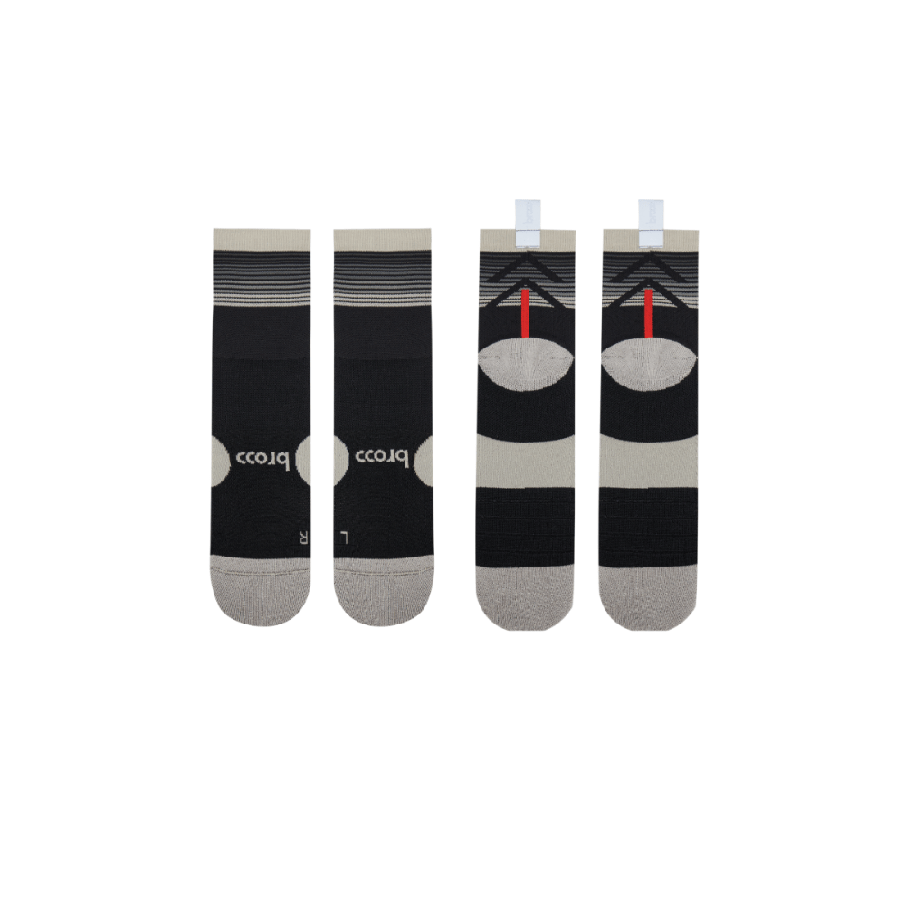 BROOO - TAKEOFF I LOW CREW SOCKS I BLACK PEARL Unisex Unisex - Rev Online