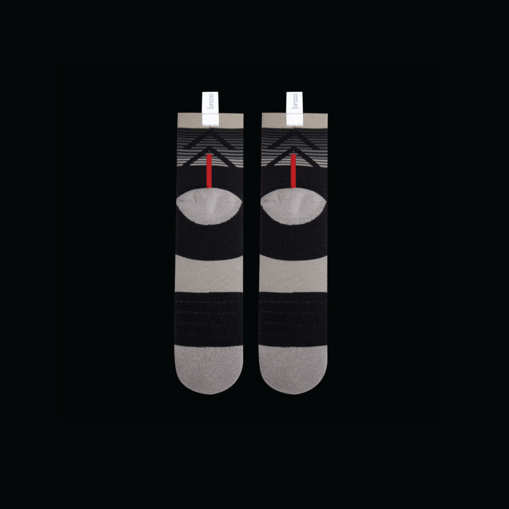 BROOO - TAKEOFF I LOW CREW SOCKS I BLACK PEARL Unisex Unisex - Rev Online