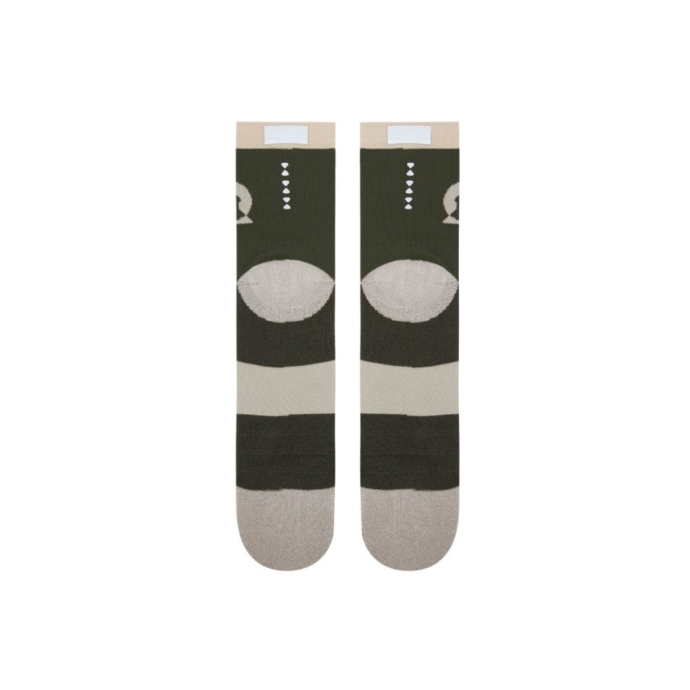 BROOO - TRAIL LOW CREWSOCKS DARK OLIVE Unisex - Rev Online