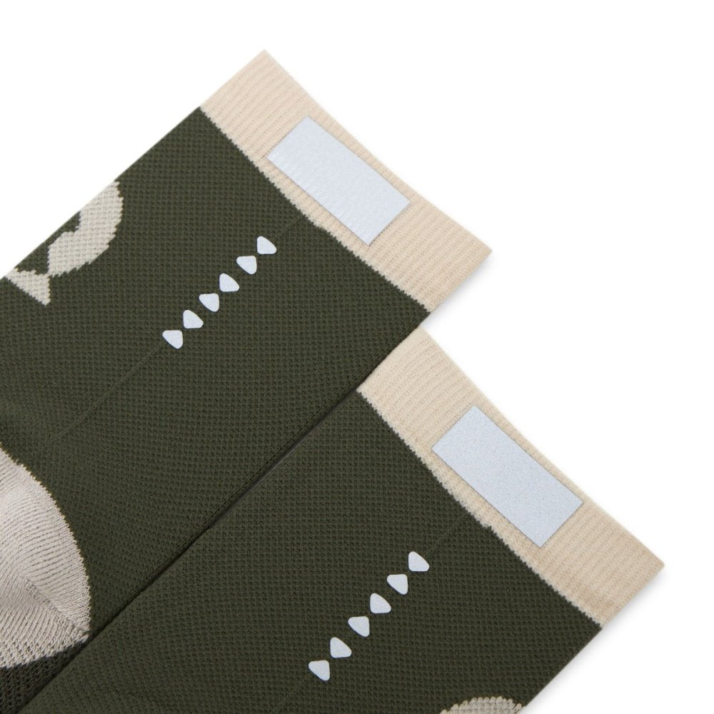 BROOO - TRAIL LOW CREWSOCKS DARK OLIVE Unisex - Rev Online