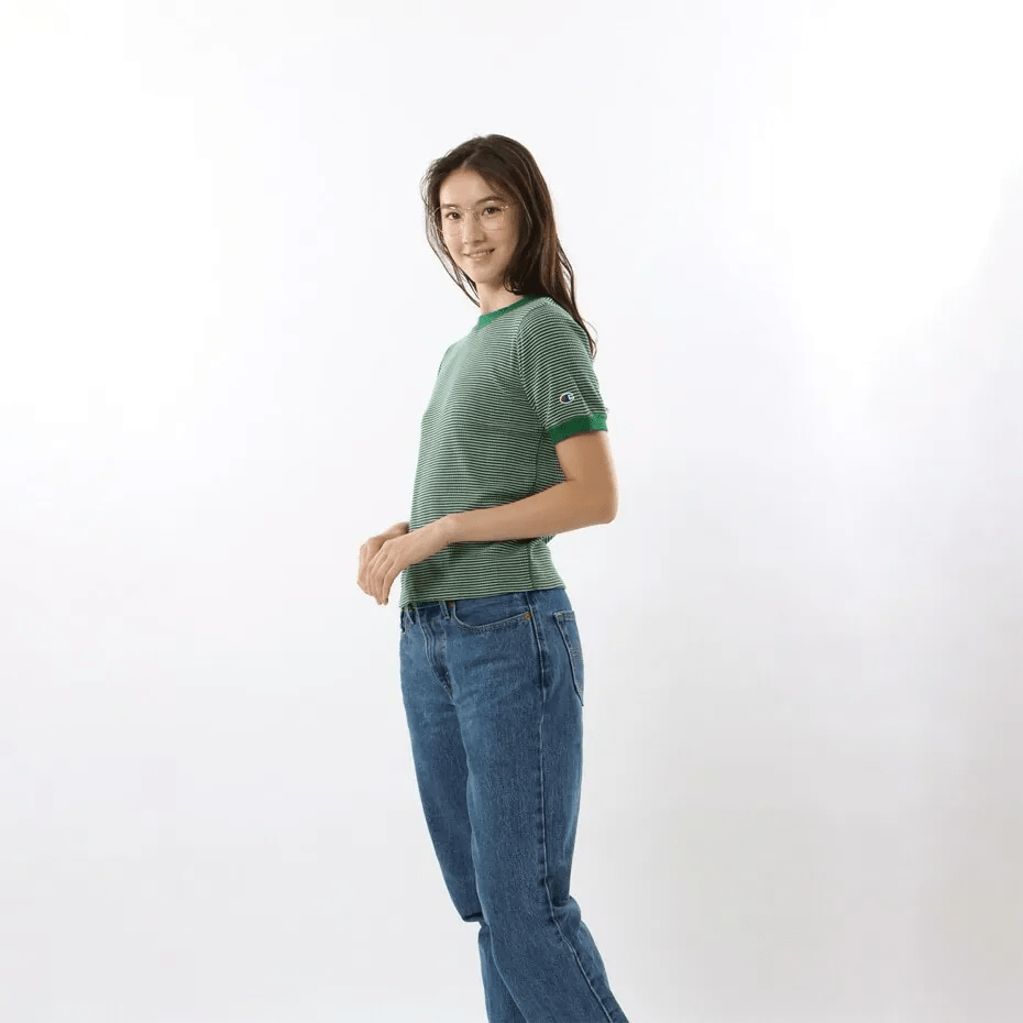 CHAMPION - BORDER SHORT SLEEVE T - SHIRT Women - Rev Online