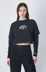CHAMPION - LONG SLEEVE CREWNECK T - SHIRT Women - Rev Online