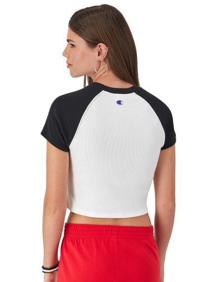 CHAMPION - RIB RALLY RINGER TEE Women - Rev Online