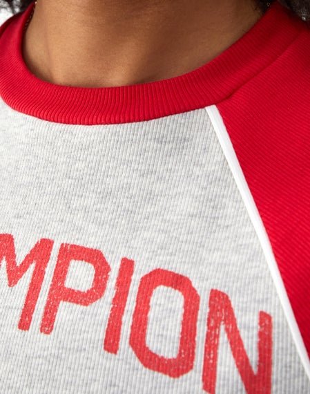 CHAMPION - RIB RALLY RINGER TEE Women - Rev Online