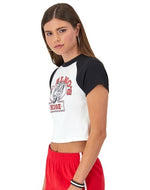 CHAMPION - RIB RALLY RINGER TEE Women - Rev Online
