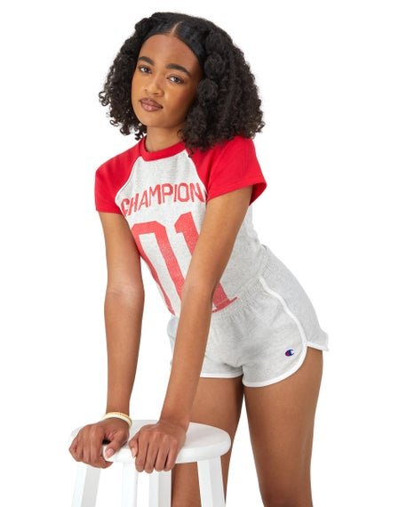 CHAMPION - RIB RALLY RINGER TEE Women - Rev Online
