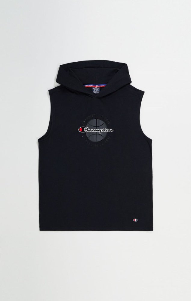 CHAMPION - SLEEVELESS HOODED T - SHIRT Men - Rev Online