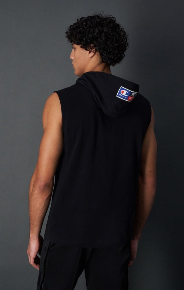 CHAMPION - SLEEVELESS HOODED T - SHIRT Men - Rev Online