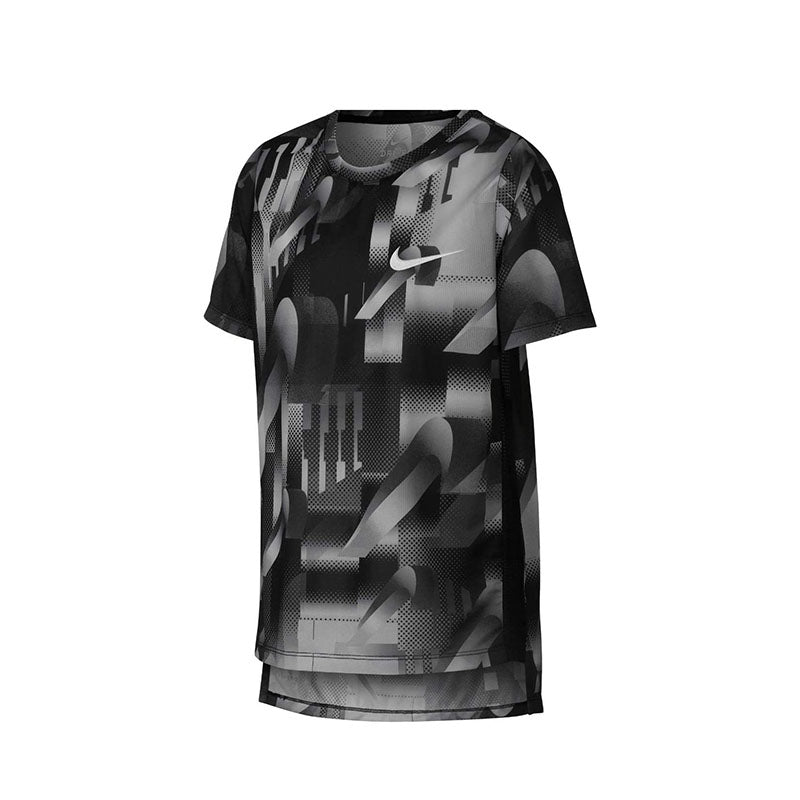 NIKE - B NK DRY TOP SS DOMINATE AOP 1 - Rev Online