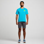 SAUCONY - STOPWATCH SHORT SLEEVE Men - Rev Online