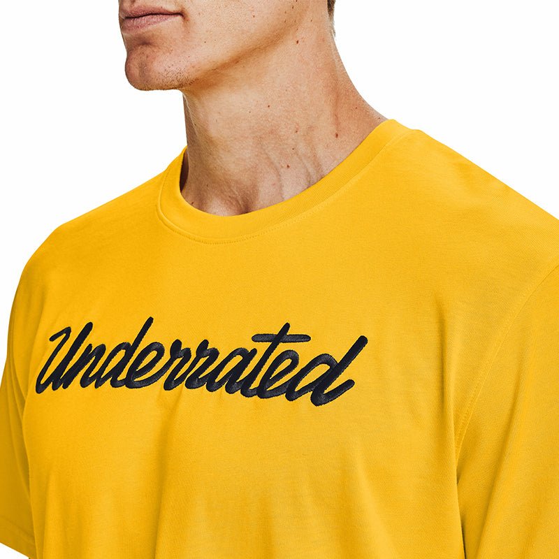UA - S - CURRY EMBROIDERY TEE MEN - Rev Online